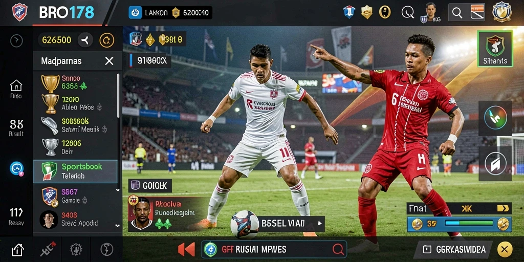 Tampilan gameplay seru dan interaktif pada aplikasi Sportsbook.