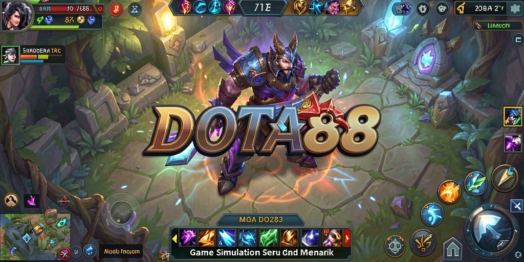 Gameplay menarik dan interaktif di DOTA88.