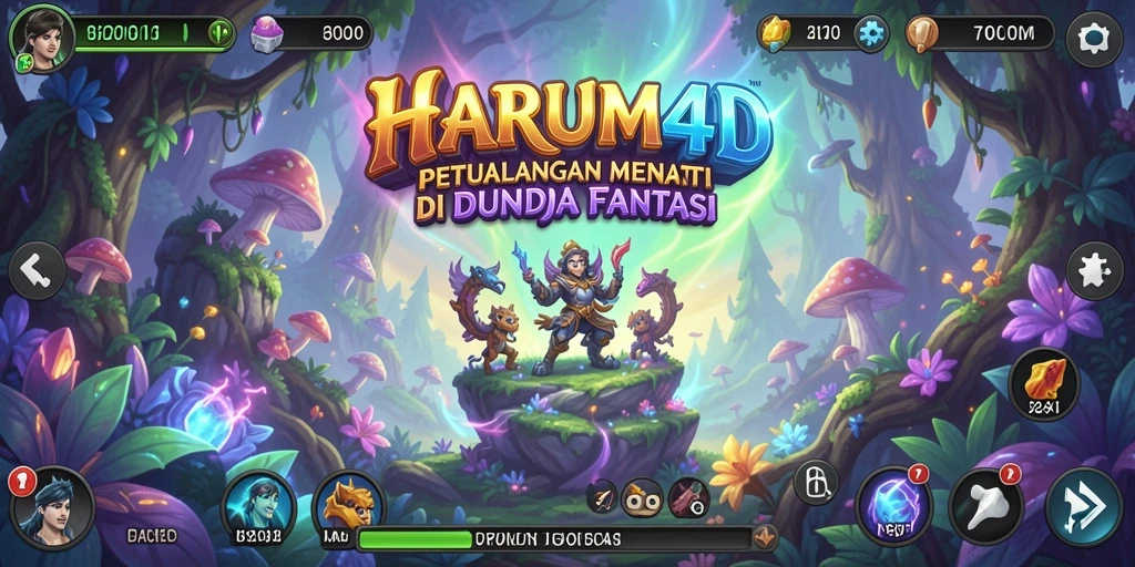 Tangkapan layar gameplay HARUM4D menampilkan aksi petualangan yang seru.