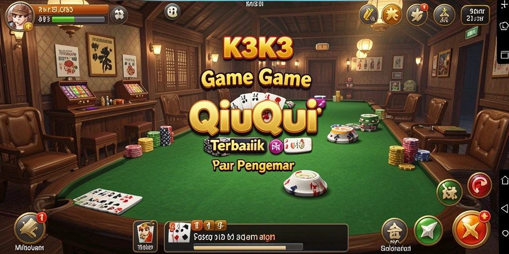 Gameplay QiuQiu yang seru dan interaktif.