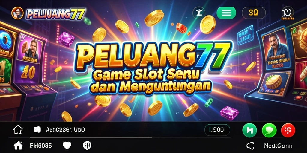 Screenshot gameplay PELUANG77 menampilkan mesin Slot yang menarik dengan efek visual menawan.