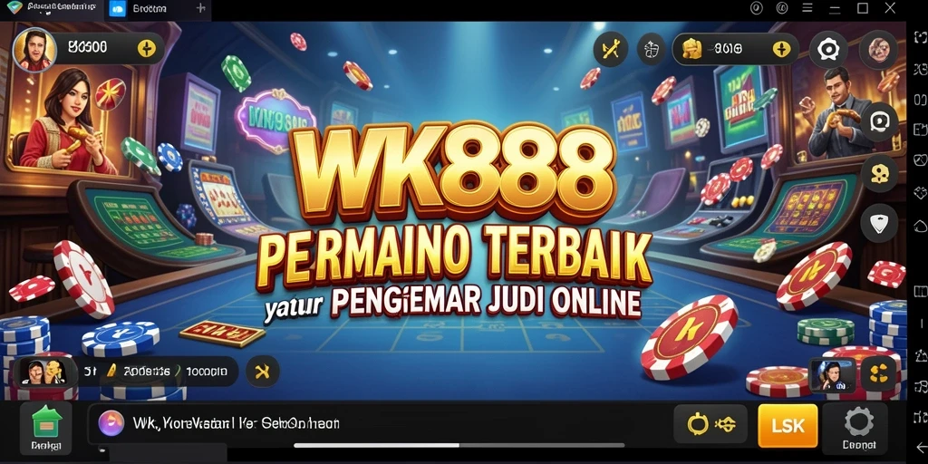 Tampilan permainan Kasino yang seru dan interaktif di WK888.